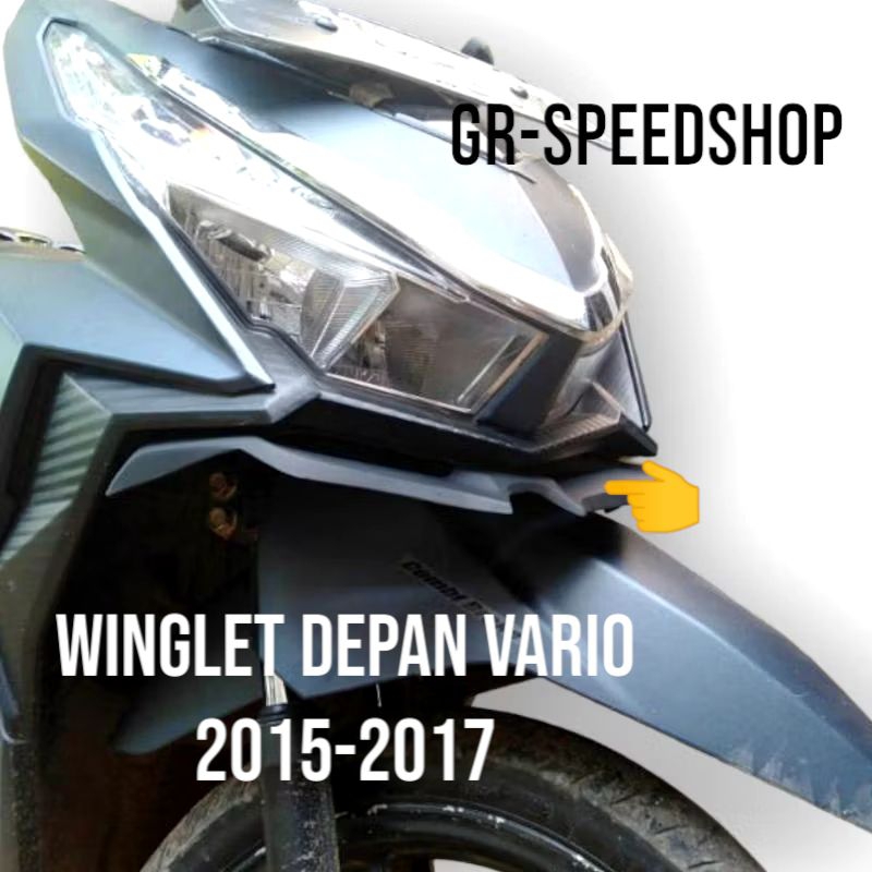 Winglet Depan Vario 125/150 Led Old tahun 2015 2016 2017
