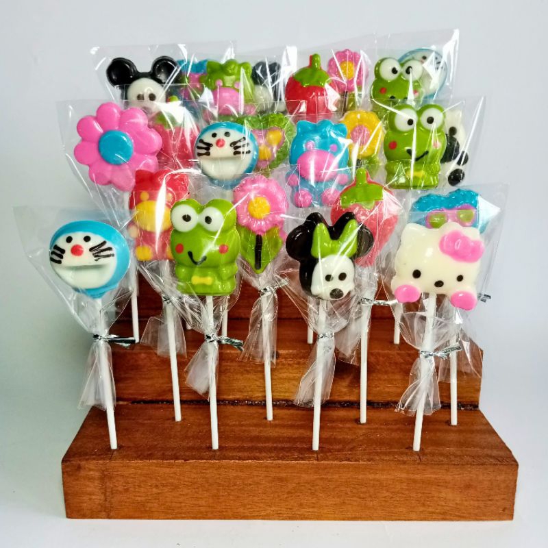 

Paket coklat lolipop karakter 100 pcs