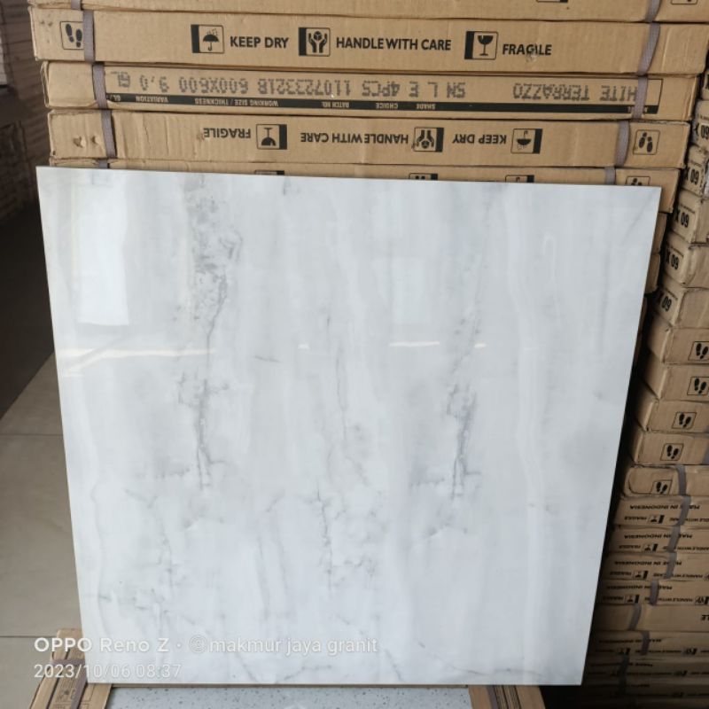 Granit lantai ukuran 60x60 white losa indogres
