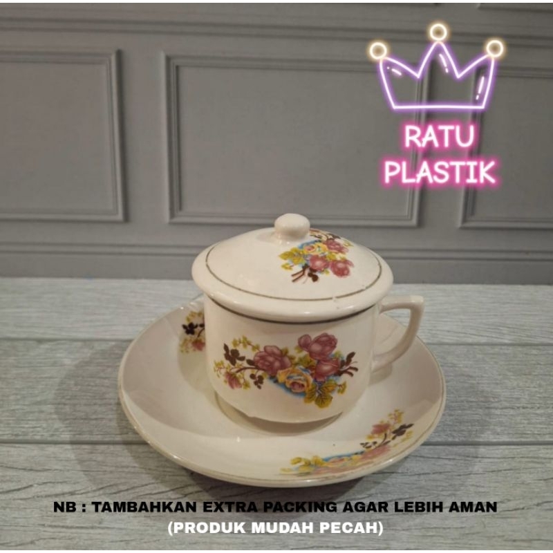 Cangkir Kopi Set SNI / Cangkir Kopi Klasik / Cangkir Kopi Jadul