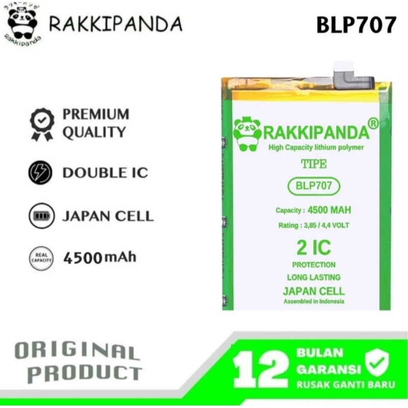 Baterai Batre Batrai Battery Rakkipanda BLP-707 Oppo F11 BLP707 Oppo F 11 F11 BLP 707Double Power