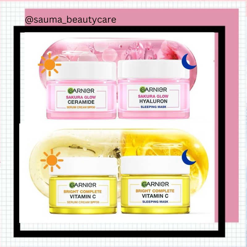 garnier sakura white day cream - garnier bright complete vitamin c - cream garnier sakura glow white