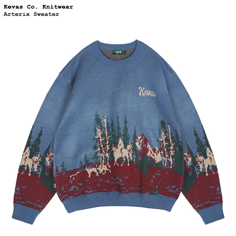 Bagus Dipakai Kevas Arterix Knitted Sweater