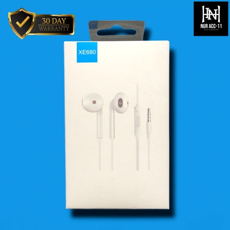 Headset Earphone XE 680 VVO Y03 Y03t Y18 Y27 Y27s Y27 5G Y28 V19 Super Bass