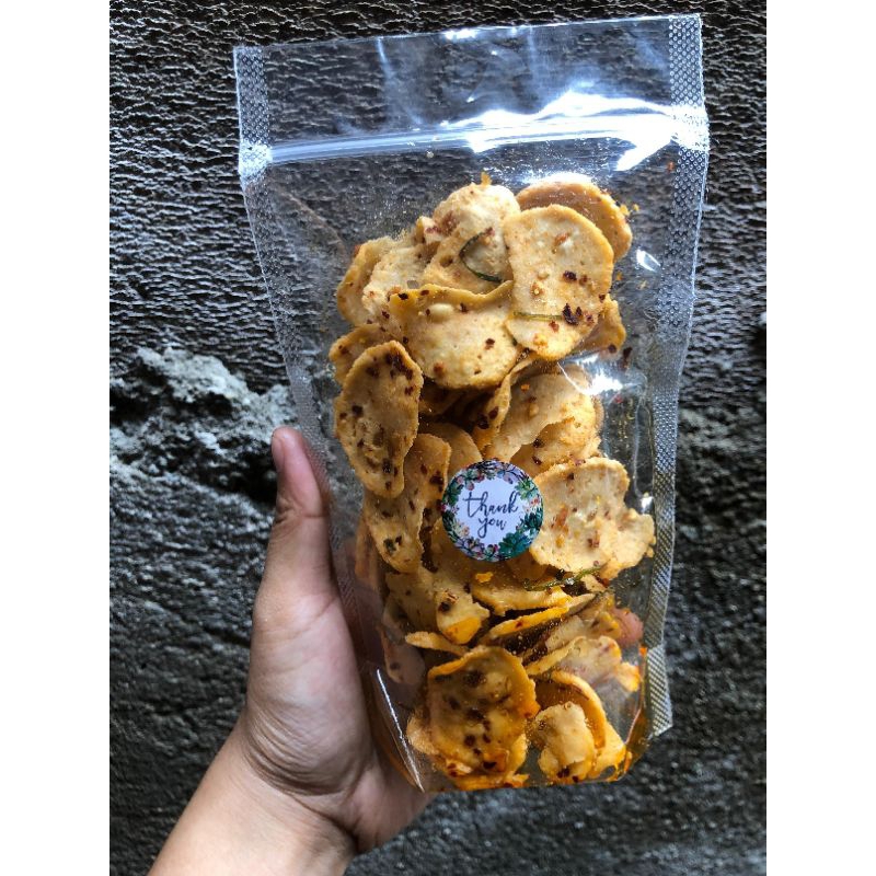 

basreng koin/bulat pedas Chili oil 250 gram