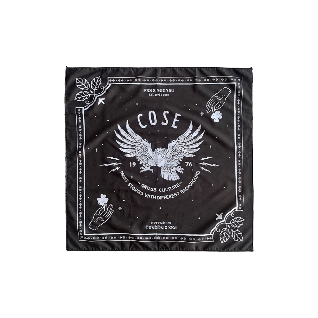 NUGNAU X PSS STORE (PSS Sleman Official Merchandise) - COSE Black Bandana