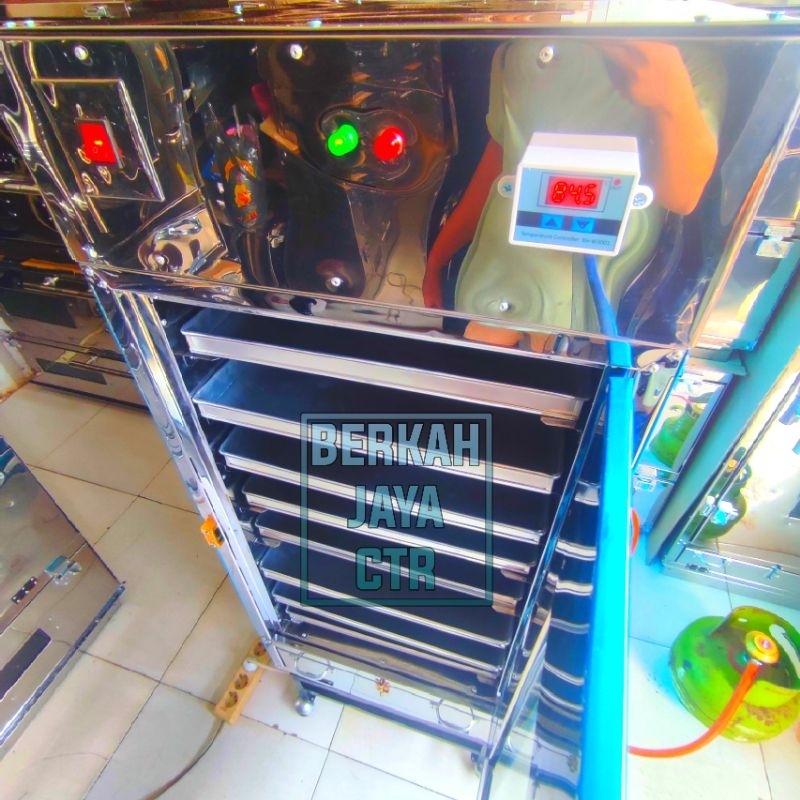 Pengering Makanan 6 Susun Loyang 60x40 – Mesin Pengering Serbaguna Stainless untuk Buah, Keripik, Ro