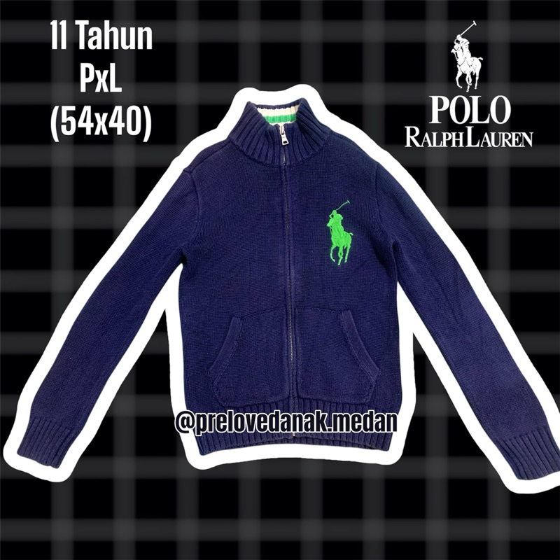 Tracktop rajut PoL0 Ralph laur3nt size 10-11 Tahun