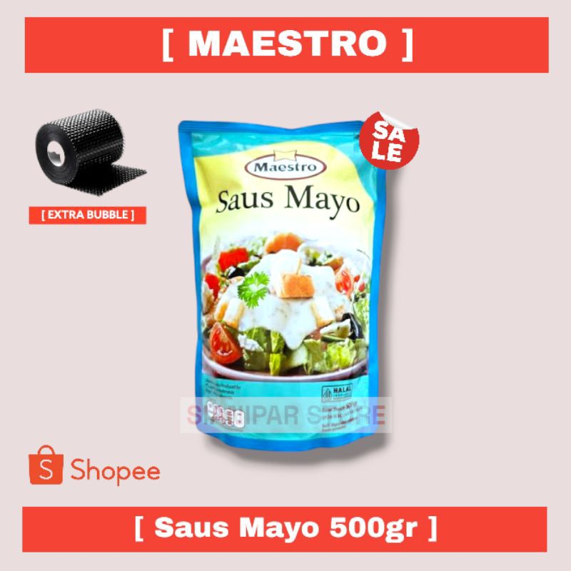 

MAESTRO Saus Mayo Pch 500gr [ Gratis Pengemasan Dengan Bubble Wrap ]