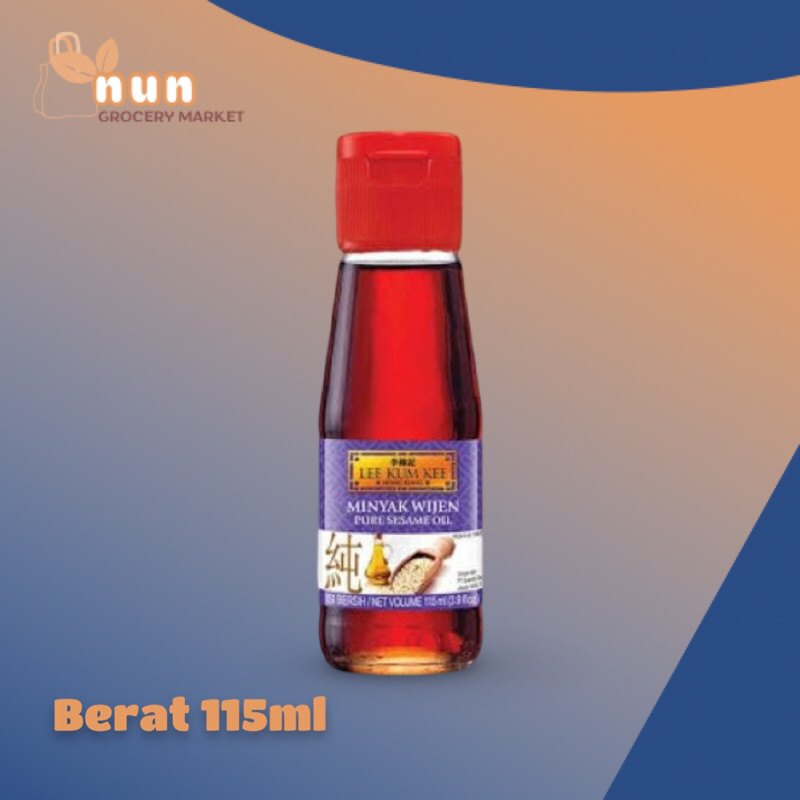 

LEE KUM KEE MINYAK WIJEN PURE SESAME OIL 115ml KEMASAN BOTOL KECIL BAHAN OLAHAN MASAKAN
