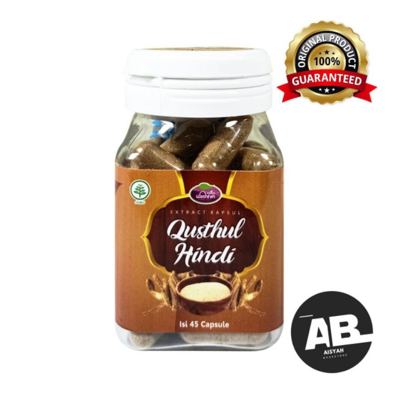 

QUSTHUL HINDI KAPSUL WASHFAH ISI 45 Kapsul Produksi : WASHFAH HERBAL