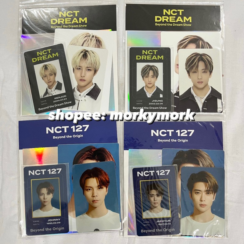 nct 127/dream 2020 beyond live fanmeeting deco sticker photo id