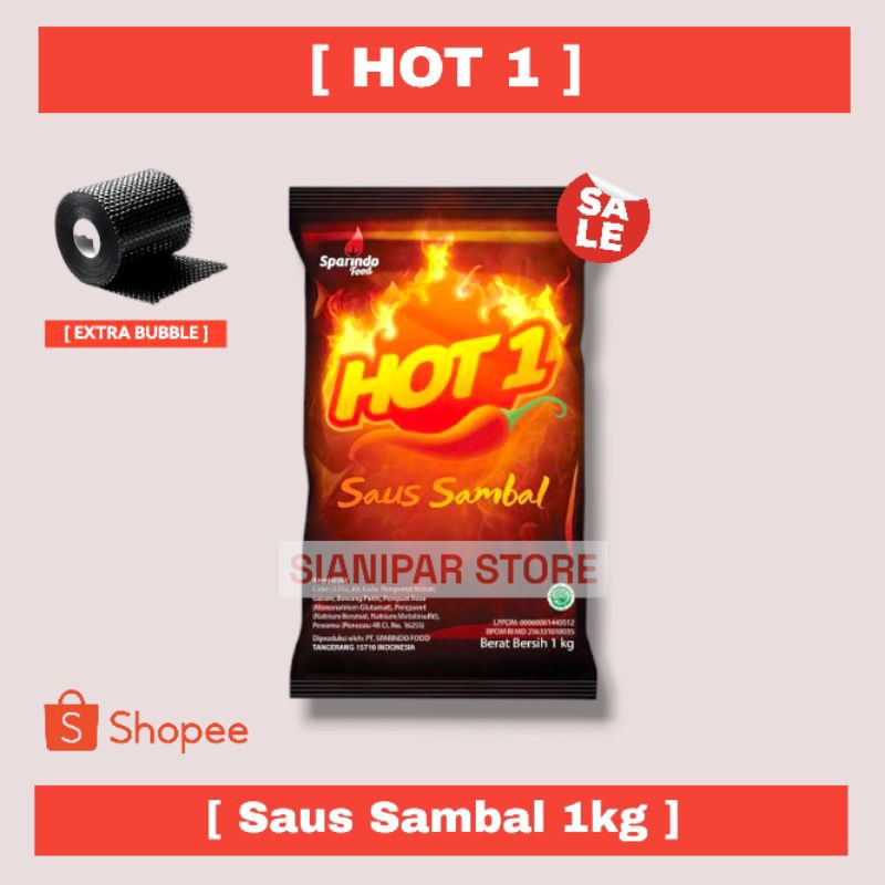 

HOT1 SAUS SAMBAL PCK 1kg