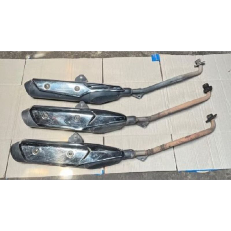 Knalpot standart Honda Supra X 125 Helm in Supra X 125 FI Original