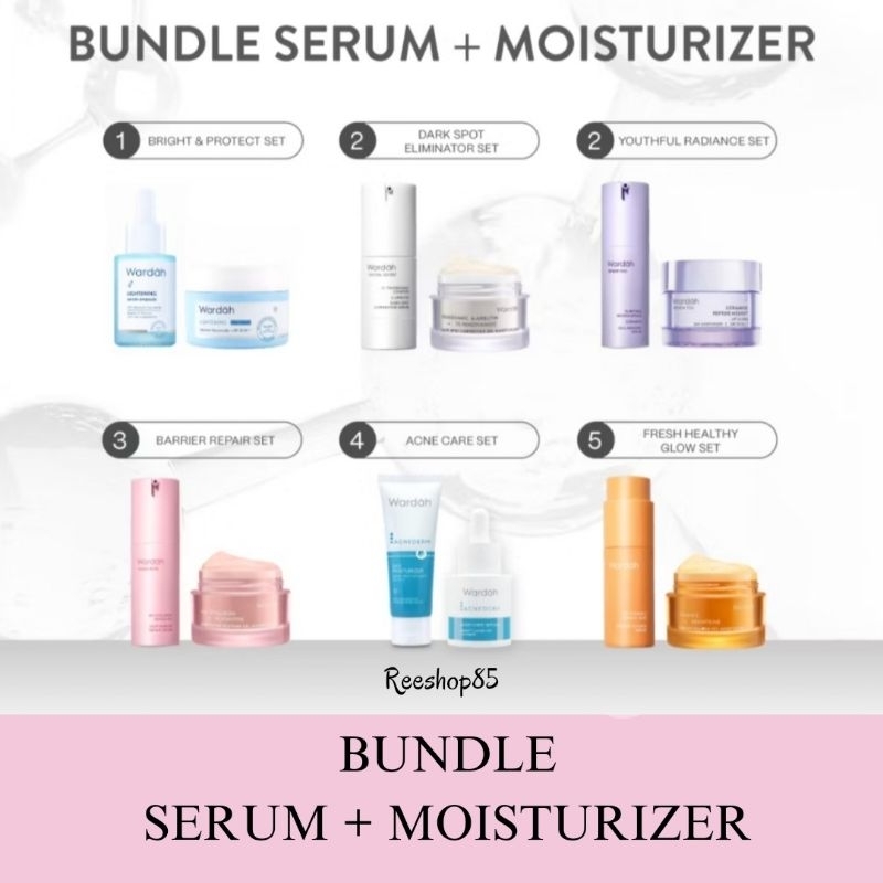 [BUNDLE] WARDAH Perfect Set Moisturizer + Serum For Perfect Result | Wardah Skincare