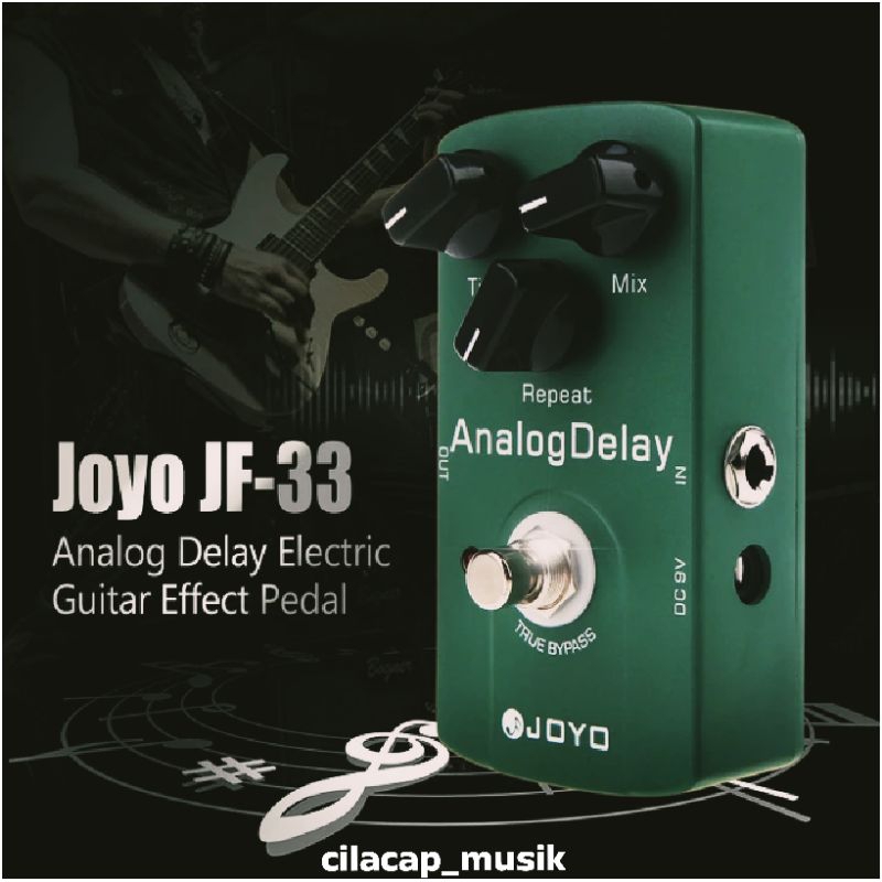 ANALOG DELAY EFEK GITAR JOYO JF-33 JOYO JF33