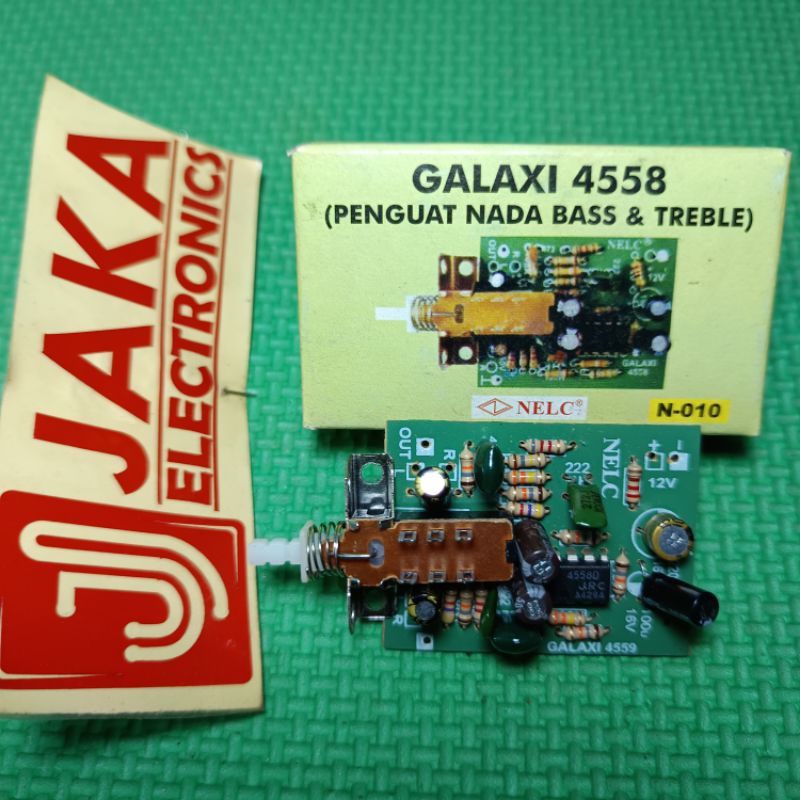 Kit Tone Control Galaxy 4558 Bass & Treble NELC N010