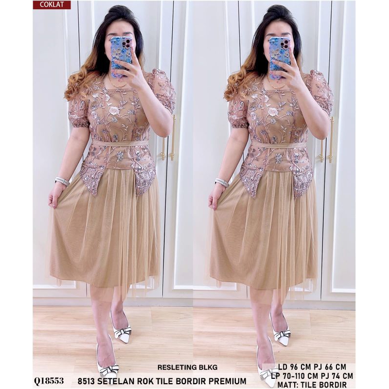SETELAN ROK KEBAYA BRUKAT ROK PANJANG BAJU KE GEREJA NATAL QQ 85133