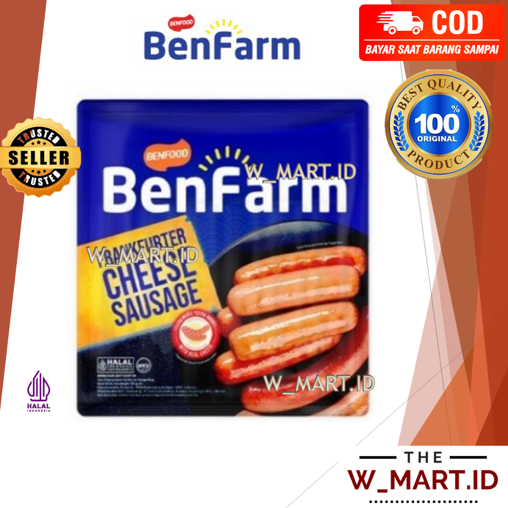 

BENFARM FRANKFURTER CHICKEN SAUSAGE SOSIS AYAM PREMIUM 300 GR