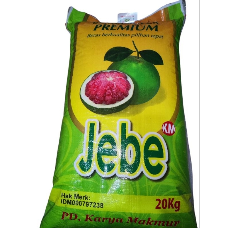 

Beras Jebe 20kg . beras JB beras super premium Jebe Asli