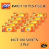 Tissue Nice 180 Sheets ( PAKET 10 PCS )