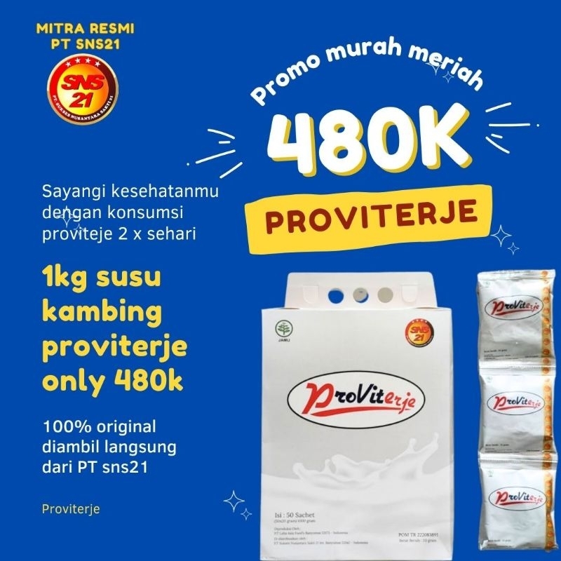 

SUSU KAMBING ETAWA PROVITERJE ASLI DARI BANYUMAS