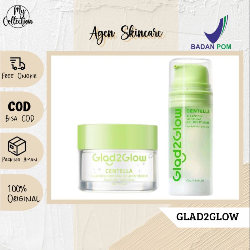 [READY] GLAD2GLOW Centella Moisturizer| Moisturizer glad2glow centella