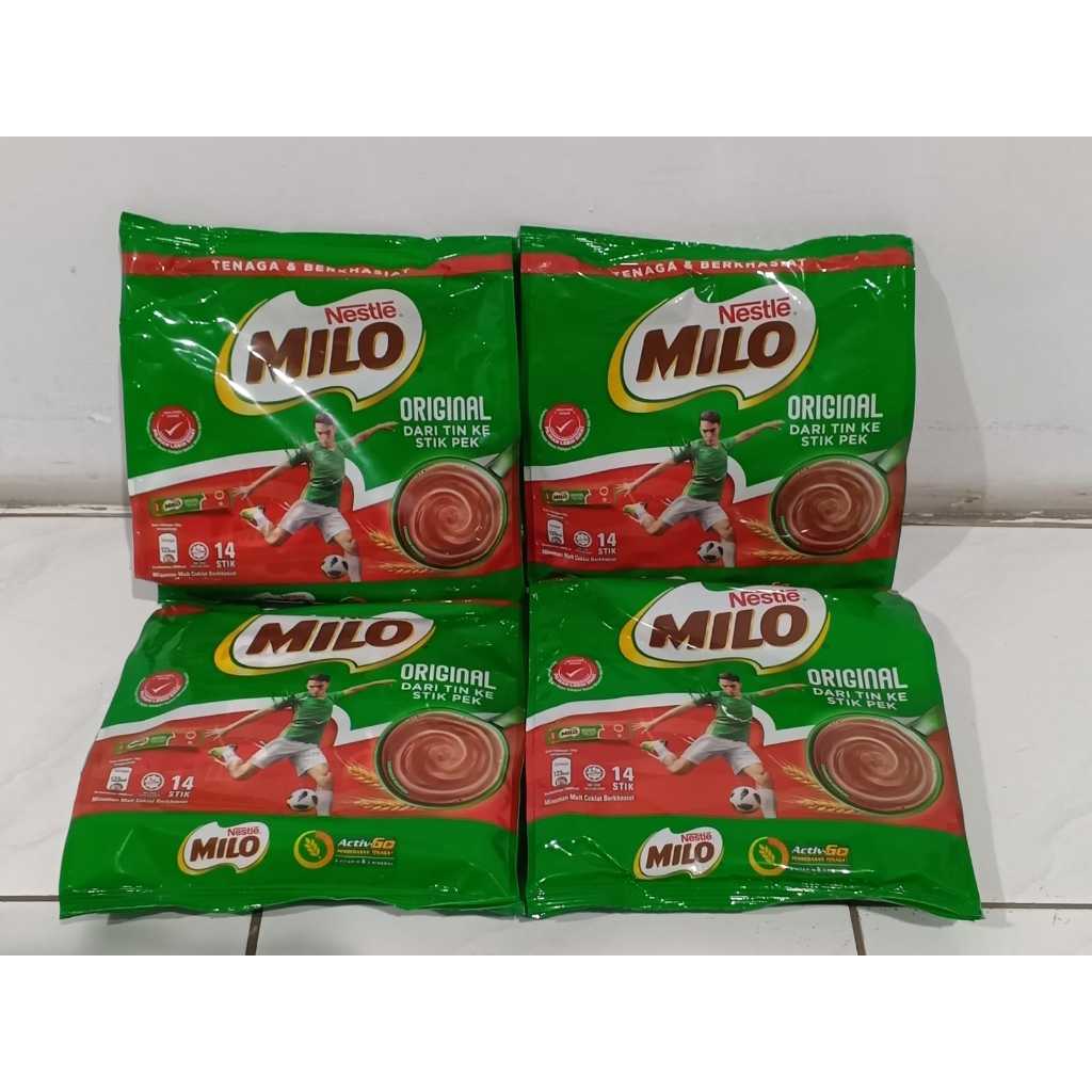

MILO Original Stikpek Activ-Go (30g x 14 sachet) Milo Kosong