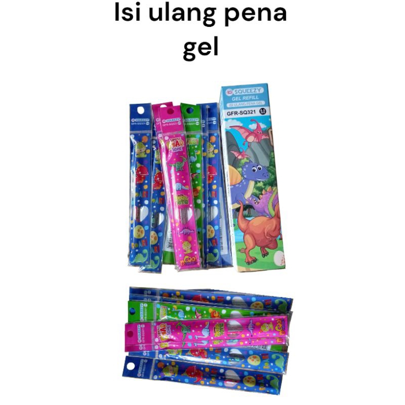 

Isi ulang pena gel / tinta pena/ refill gel 0.5mm isi 20pcs