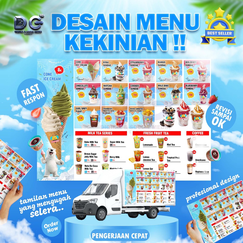 Jasa Desain Menu Makanan & Minuman | Desain Daftar Menu Restoran & Café Eksklusif – DC ID