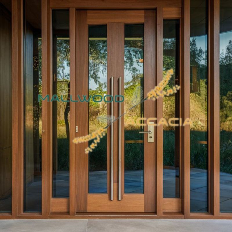 PINTU KACA BINGKAI KAYU KAMPER SAMARINDA