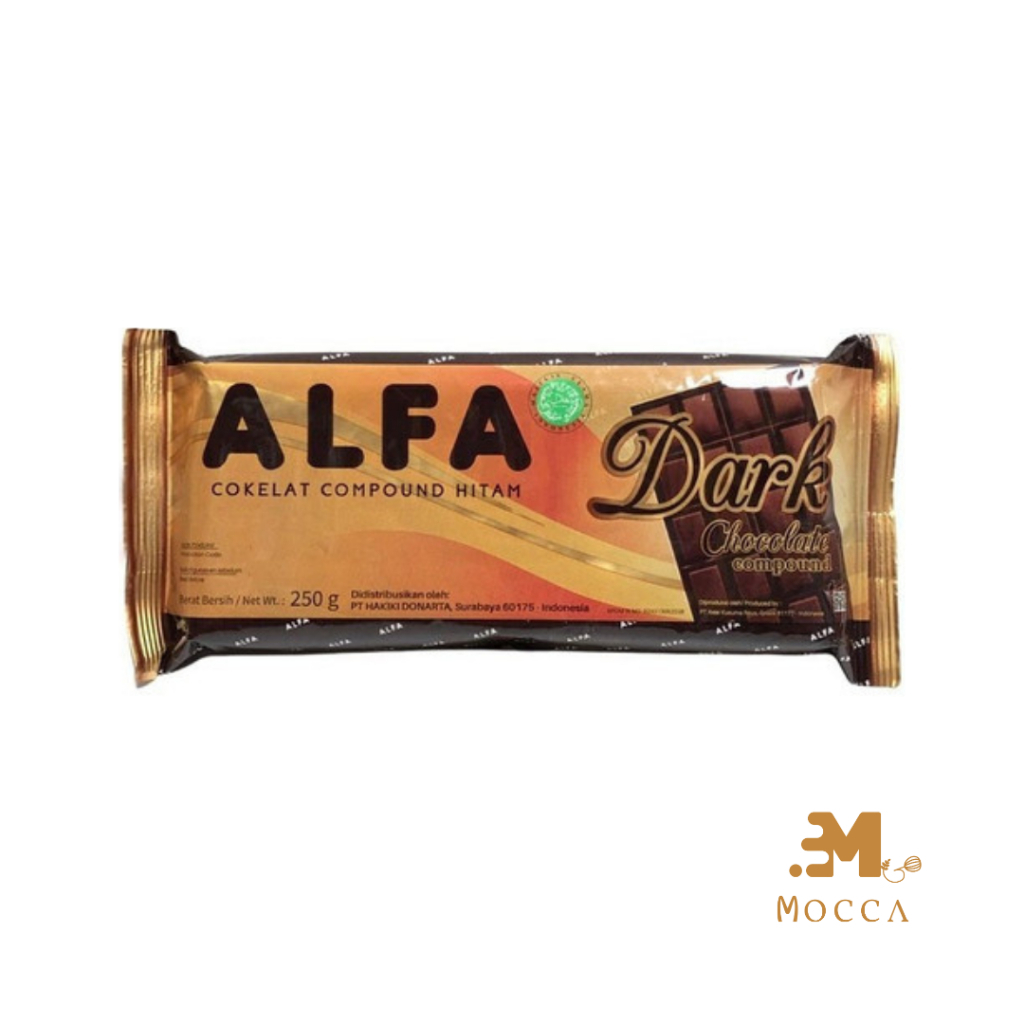 

ALFA COMPOUND DARK CHOCOLATE 250GR (TAMBAHKAN EXTRA PACKING)