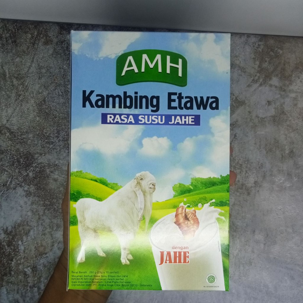 

Susu Kambing Etawa Full Cream Plus Jahe Merah AMH Dan Vanila Original (10 Sachet)