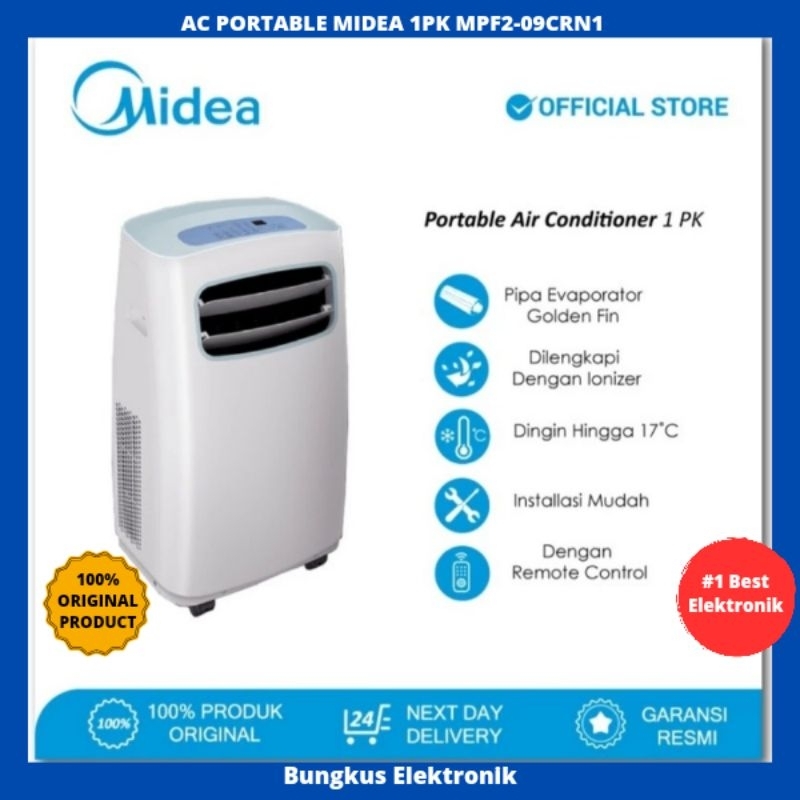 AC PORTABLE MIDEA 1PK MPF2-09CRN1 AC PORTABLE MIDEA 1 PK