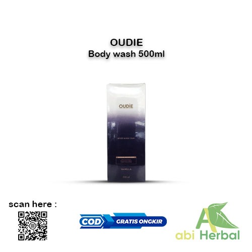 OUDIE Body wash Vanilla 500ml-Sweet scented (Sabun Mandi)