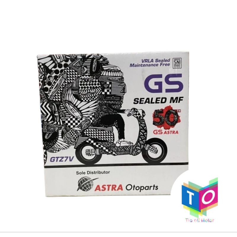 Aki GS GTZ7V | Aki Nmax | Aki Aerox | Aki Lexy Aki GS Astra Original