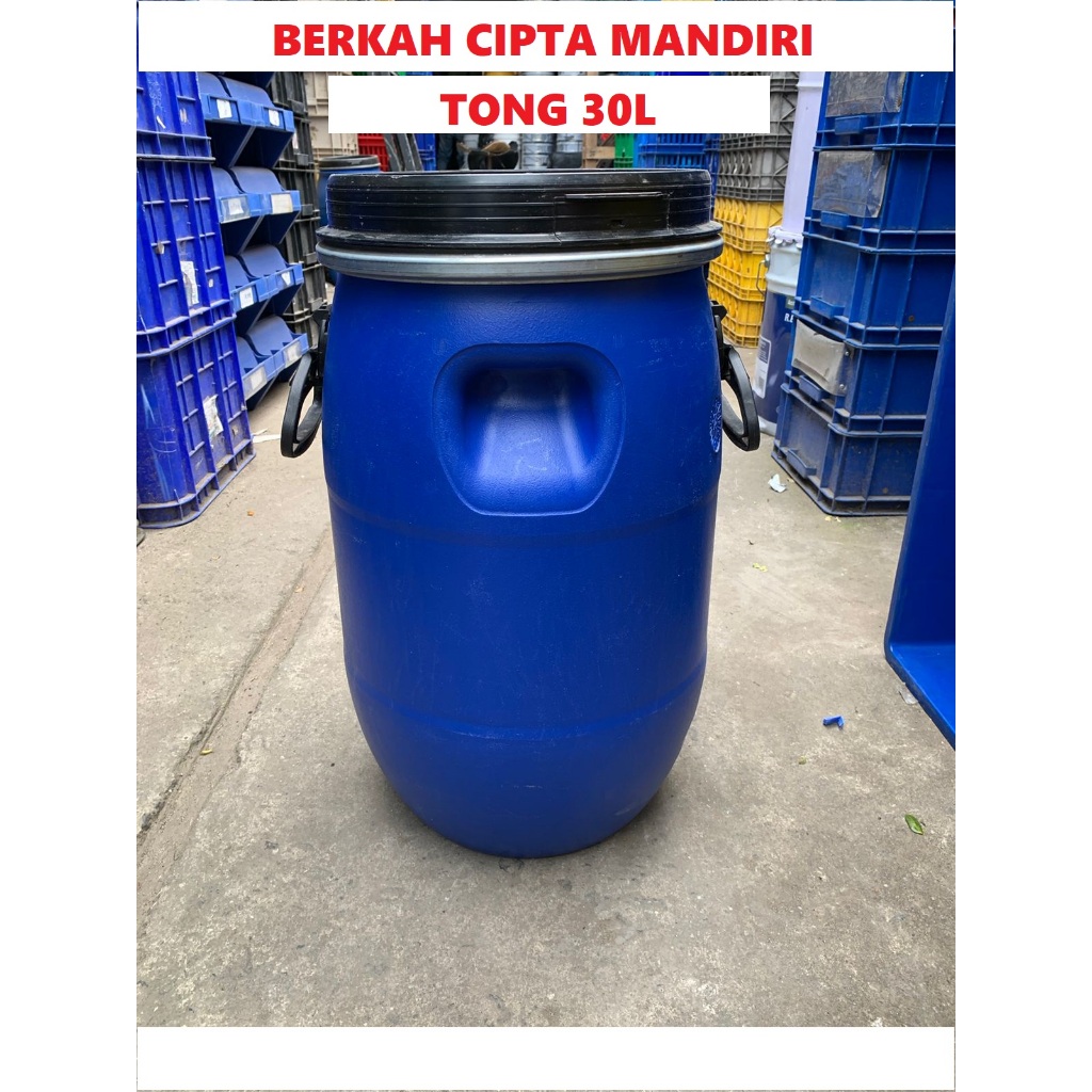 Tong Drum Bekas Tong 30kg Foodgrade / Tong Sampah Tong Drum 30liter