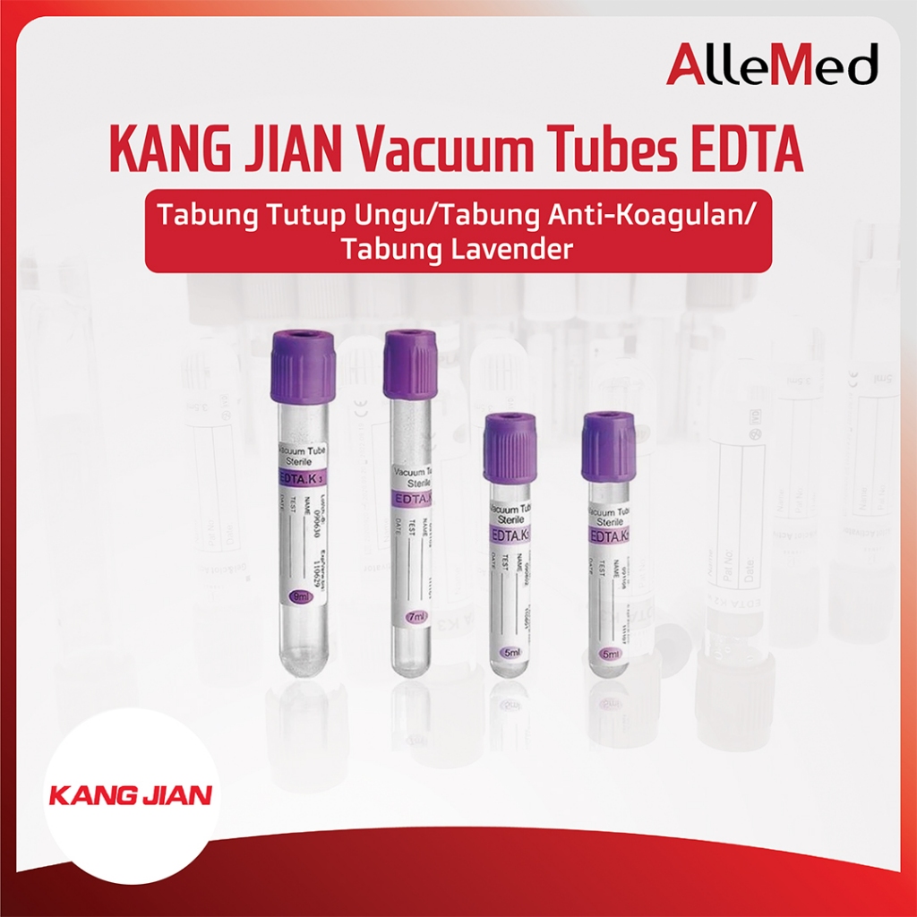 Kangjian Tabung K3 EDTA / K2 EDTA ENDO Vacuum Tubes