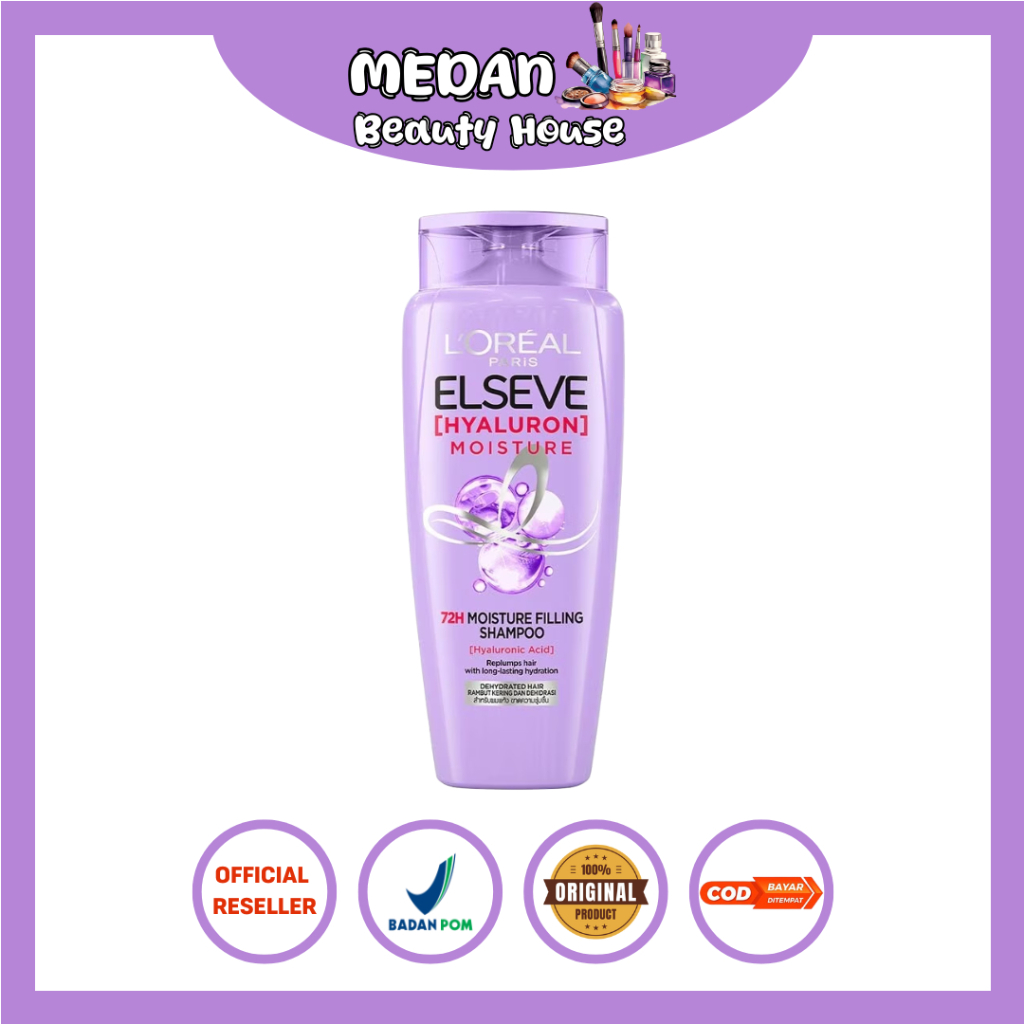 LOREAL Paris  ELSEVE Hyaluron Moisture Shampoo Hyaluronic Acid 280ML