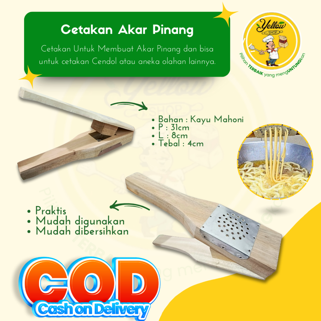 CETAKAN AKAR PINANG KAYU /CETAKAN AKAR PINANG