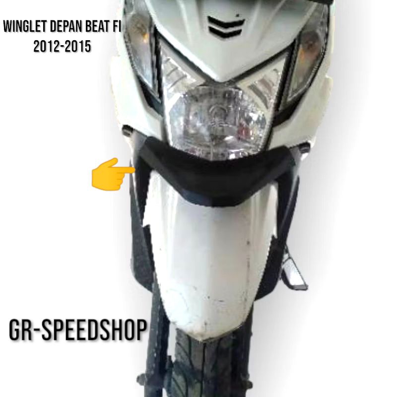 Aksesoris Beat Fi Winglet Depan Beat Fi starter kasar dan Beat Fi starter halus 2012-2015