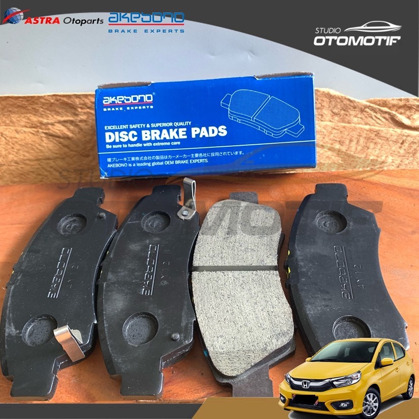Brake Pad Brio 2012-Now Kampas Rem Depan Akebono AN-565WKI