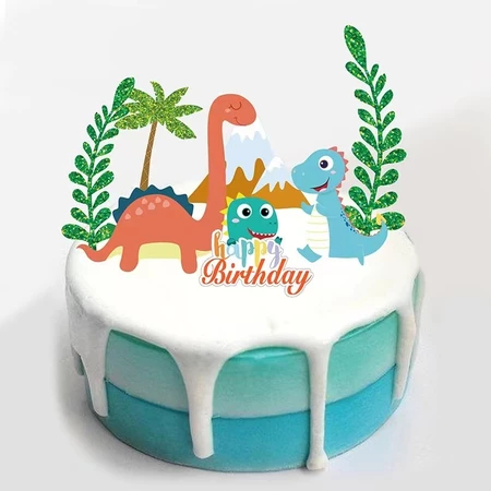 Topper Kue Ulang Tahun Tema Hewan Taman Safari Dekorasi Kue Ulang Tahun