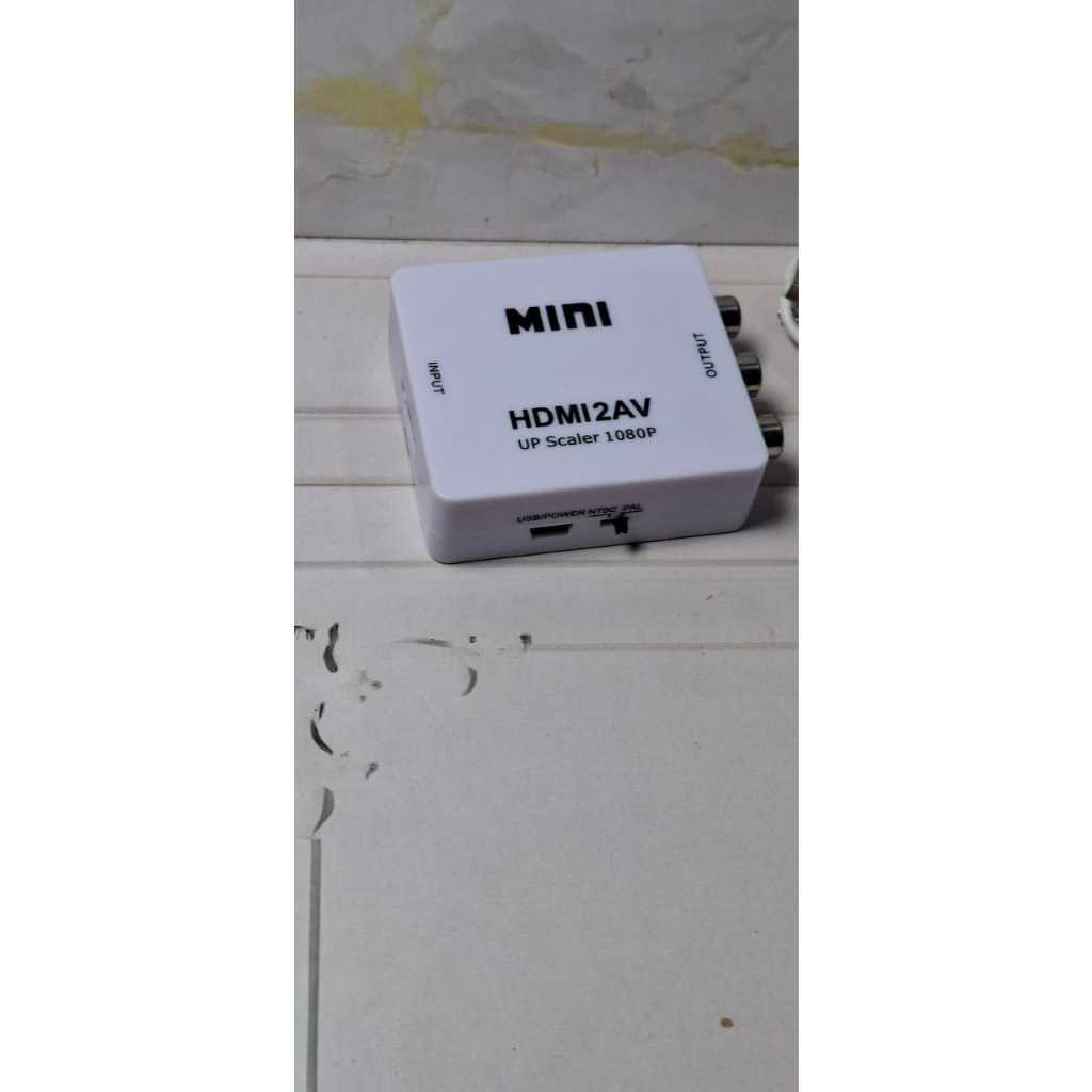 Mini HDMI2AV / Mini HDMI to AV / Adaptor AV To HDMI / Converter RCA To HDMI
