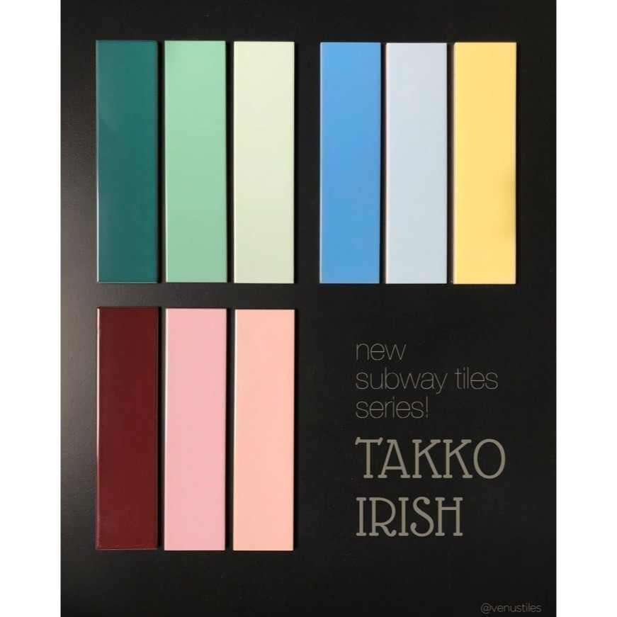 Keramik Venus Takko Irish Series 7,5x30 Cm Glossy - Keramik Dinding Hias Rumah Interior Eksterior Mo