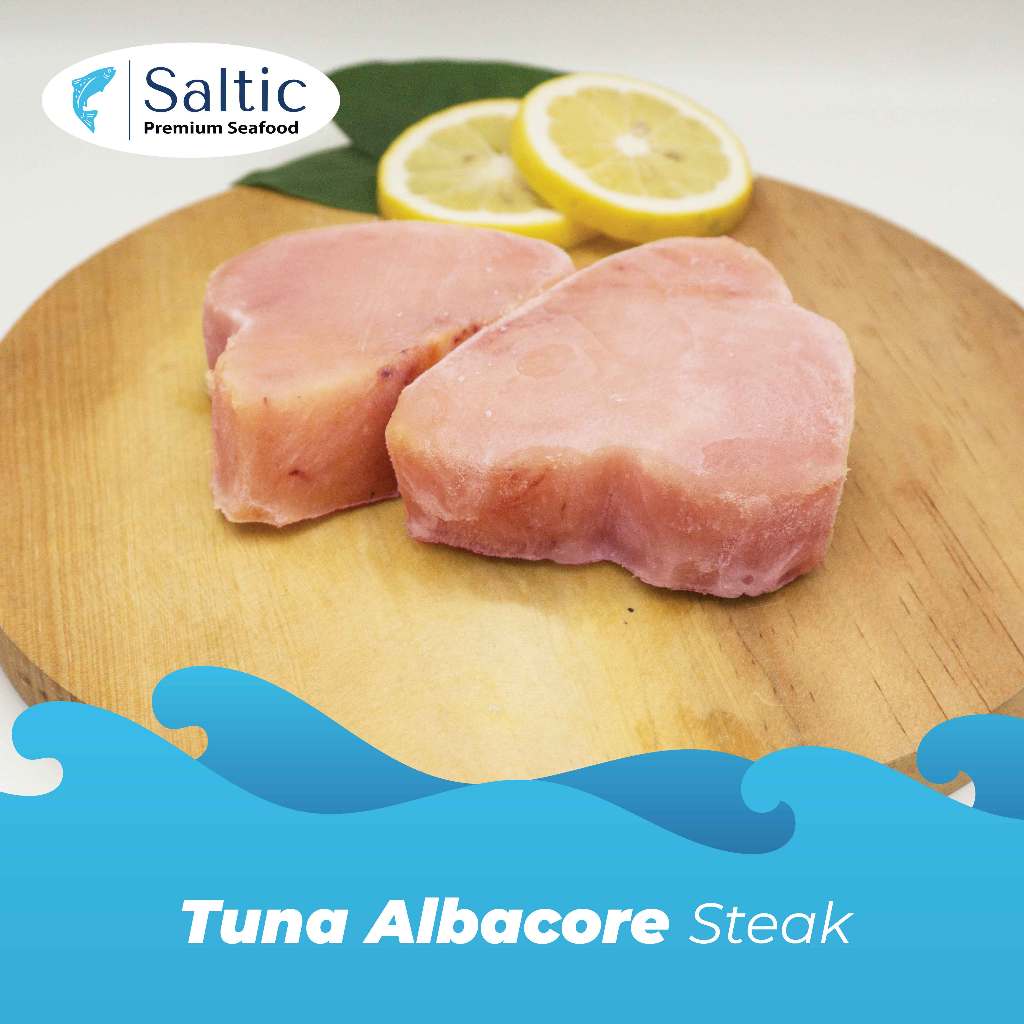

Ikan Tuna Albacore Steak Frozen (250 gr) - SALTIC