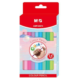 

M&G Click Coloured Pencil 12 Colour AMPU6974 - Pensil Warna Click M&G - Pensil Warna Mekanik M&G - Pensil Warna M&G