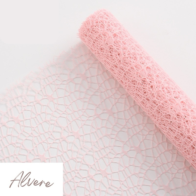 

Flower Wrapping Jaring Spider Mesh Roll Kertas Buket Premium