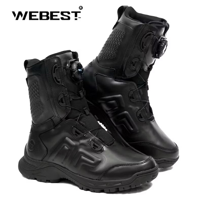 SEPATU PDL WEBEST CENTURY TALI PUTAR KULIT SAPI ORI