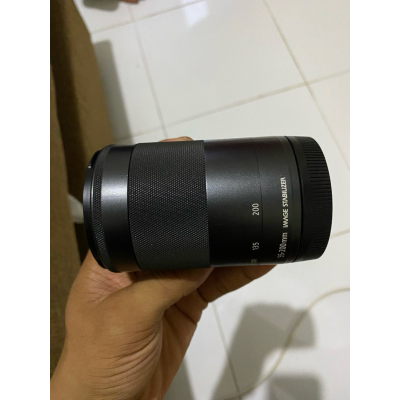 Lensa Tele Canon EF-M 55-200mm Is Stm